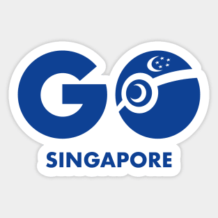 Go Singapore Blue Sticker